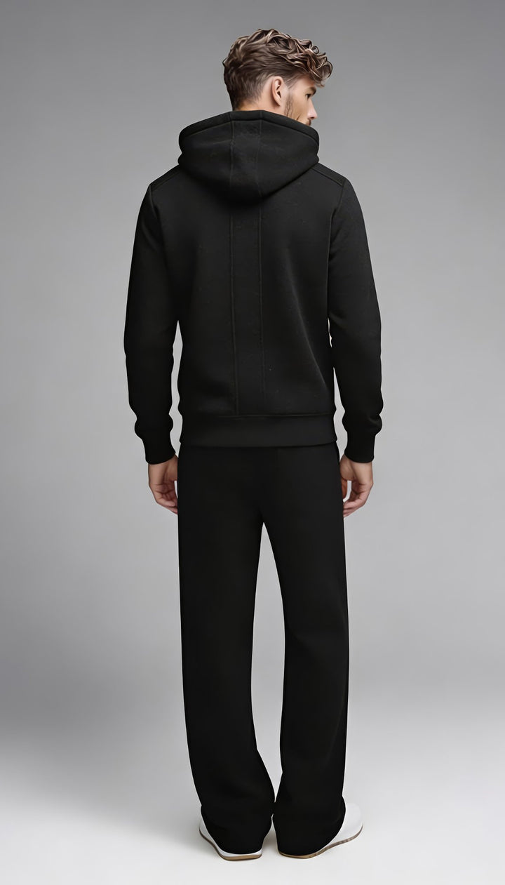Modern Fold Modern Hoodie and Modern Sweatpant matching set in Black