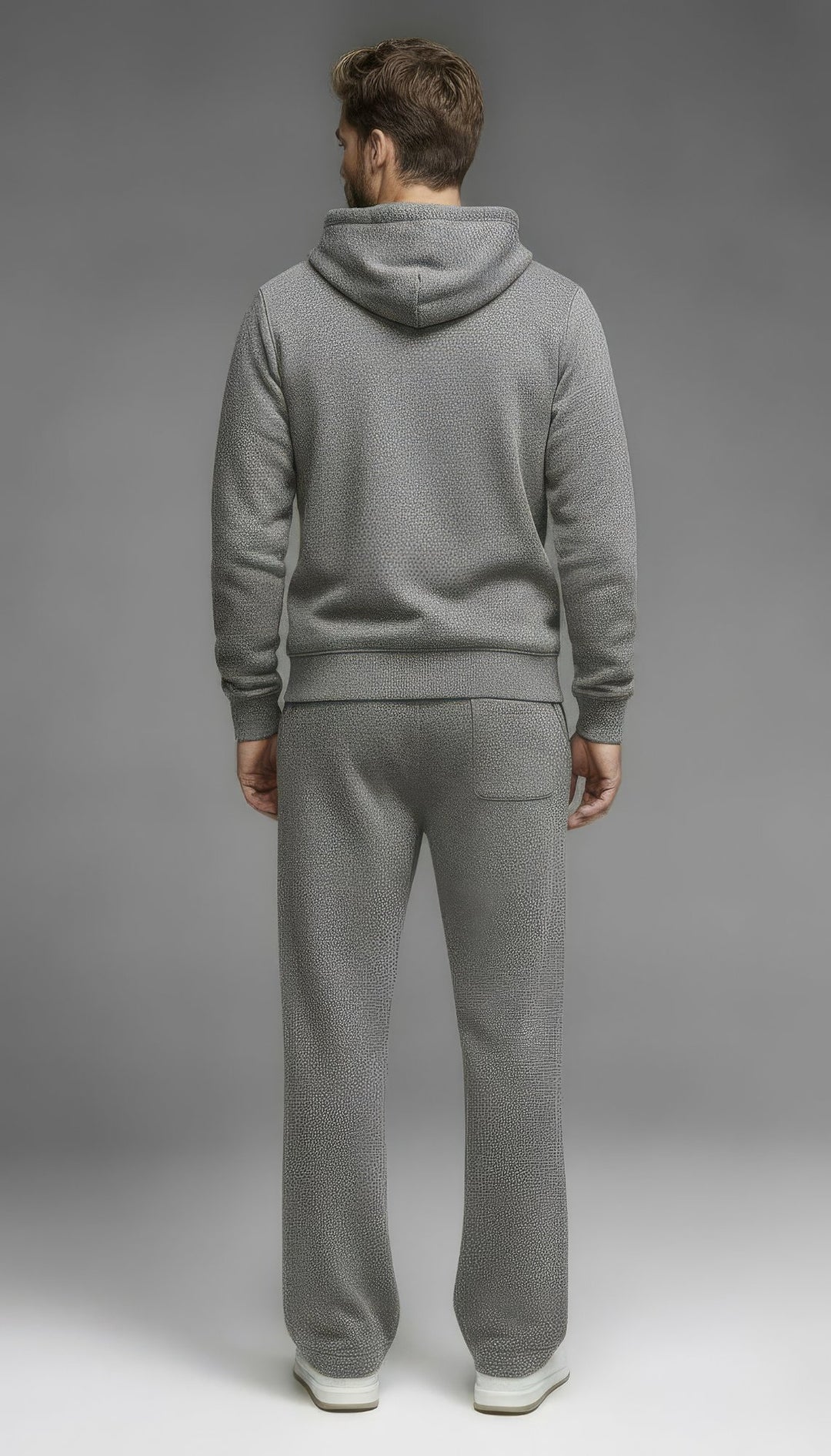 Modern Fold Modern Hoodie and Modern Sweatpant matching set in Dark Heather Gray